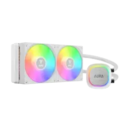 Gamdias AURA GL240 V2 WH ARGB Liquid CPU Cooler 