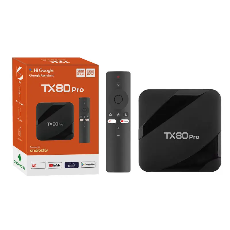 TX80 PRO ANDROID TV BOX 16GB 256GB 12K