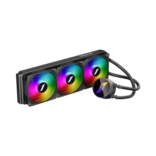 1STPLAYER TS3 360 ARGB AIO Liquid CPU Cooler With Display 