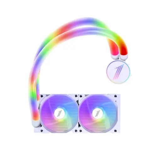 1stplayer MT 240 Mothra ARGB Liquid CPU Cooler White 