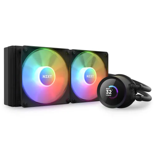 [0009570] NZXT Kraken 240 RGB 240mm AIO Liquid CPU Cooler with LCD Display 