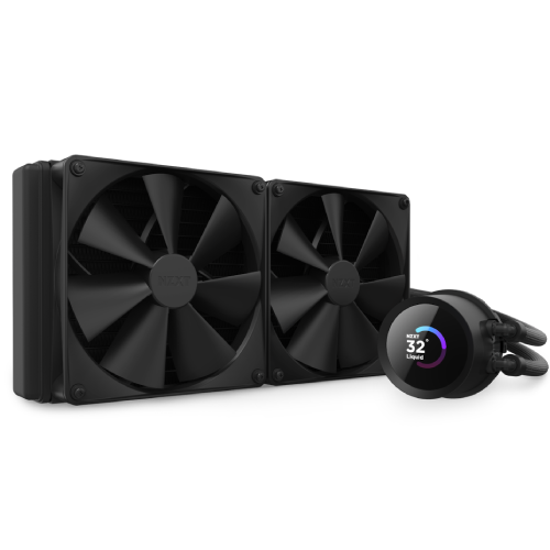 [0009572] NZXT Kraken 280 280mm AIO Liquid CPU Cooler with LCD Display 
