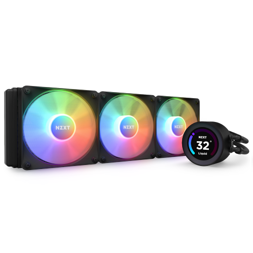 [0009580] NZXT Kraken Elite 360 RGB 360mm AIO Liquid CPU Cooler with LCD Display 