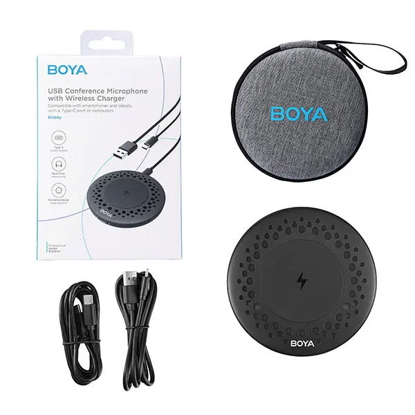 Boya Blobby USB Conference Microphone With Wireless Charger