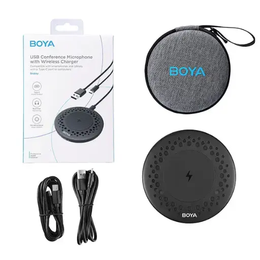 [0000080] Boya Blobby USB Conference Microphone With Wireless Charger