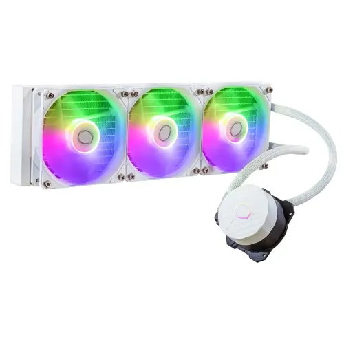 [0009645] Cooler Master MASTERLIQUID 360L CORE ARGB WHITE CPU Liquid Cooler 
