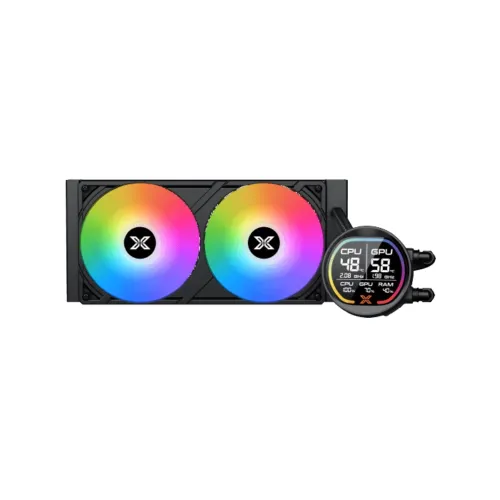 [0009728] Xigmatek LK Pro 240 Digital 240mm ARGB Liquid CPU Cooler with Digital LCD Display 