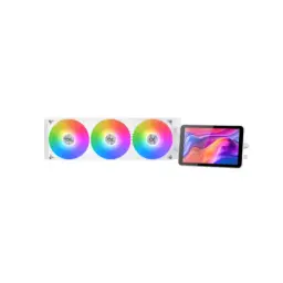 Xigmatek Connect Pro 360 Arctic ARGB Liquid CPU Cooler with 7″ Multi Display 