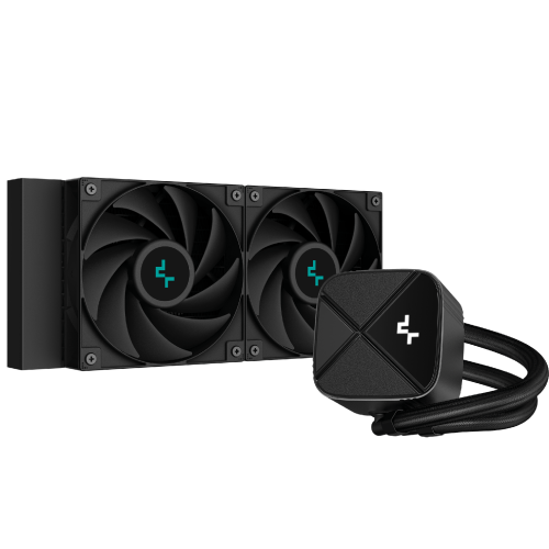 [09378] DeepCool LS520S ZERO DARK 240mm Liquid CPU Cooler 