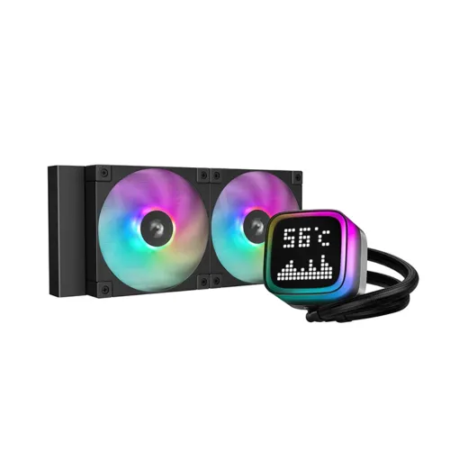 Deepcool LP240 240mm ARGB All-in-One Liquid CPU Cooler With Display 