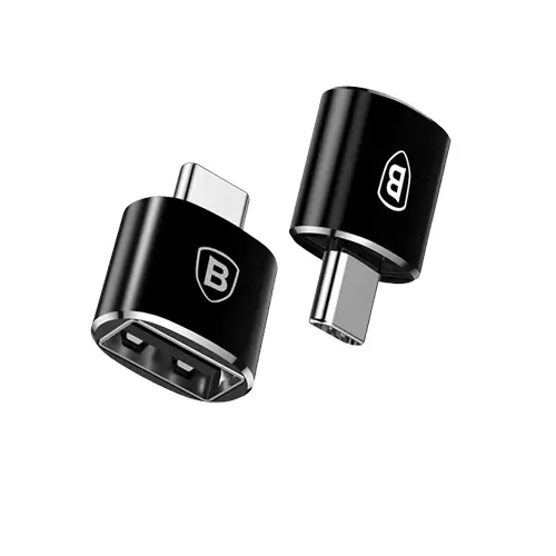 Baseus CATOTG-01 Mini USB Female To Type-C Male OTG Adapter Converter 