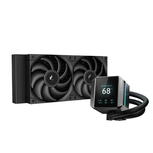 [09397] DeepCool MYSTIQUE 240 240mm Liquid CPU Cooler with TFT LCD Screen 