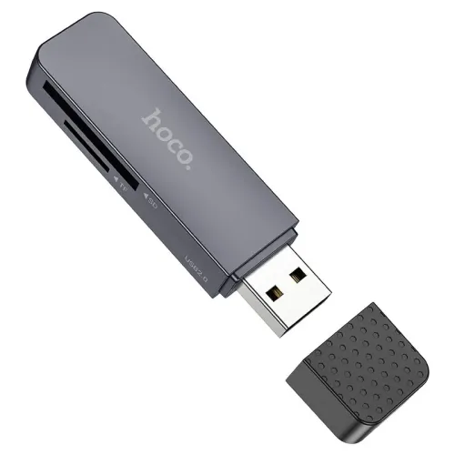 Hoco HB45 Spirit 2-in-1 USB & Type-C 3.0 Card Reader 