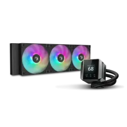 DeepCool MYSTIQUE 360 ARGB 360mm Liquid CPU Cooler with LCD Screen 