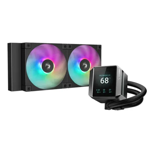 DeepCool MYSTIQUE 240 ARGB 240mm Liquid CPU Cooler With Display 