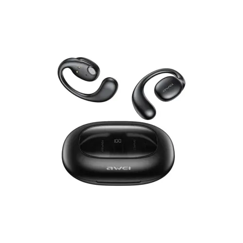 Awei T80 Air Conduction Bluetooth Earbuds Black