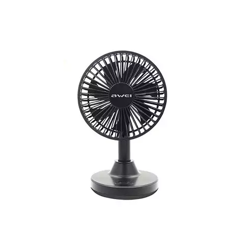 Awei F29 Mini Rechargeable Desktop Fan Black