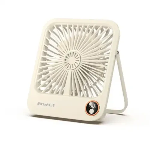 Awei F33 Wired Desktop Ultra Slim Fan White