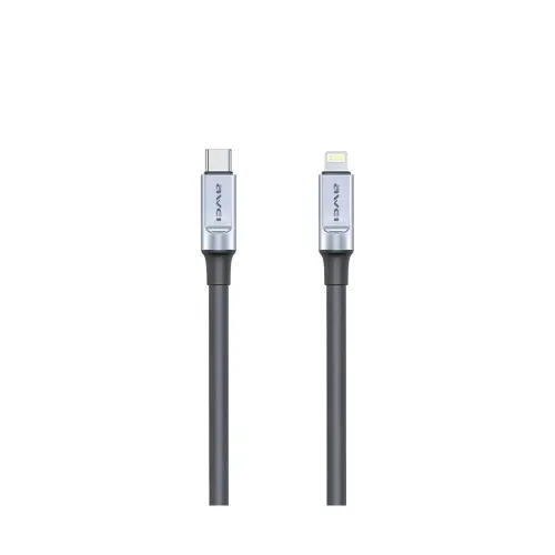 Awei CL-225L 30W Type C to Lightning Cable Black