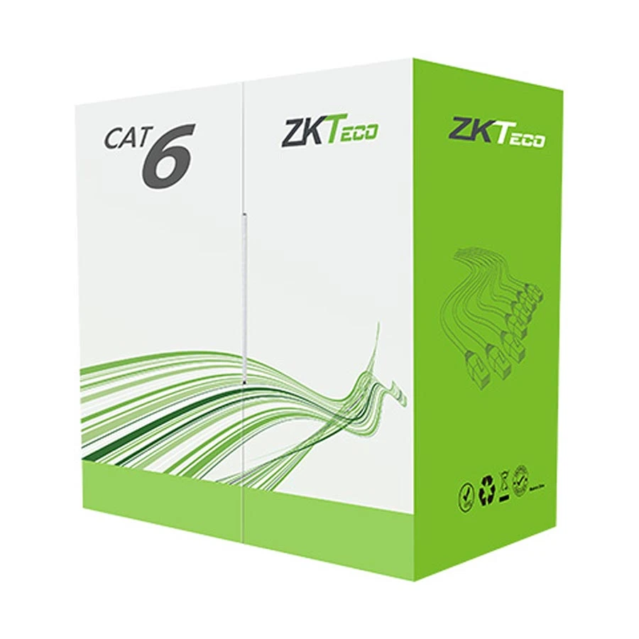 ZKTeco Cat-6 white cable