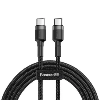 [09576] Baseus CAMLTWJ-01 Tungsten Gold 3 in 1 (TA to IP/TC/Micro) Fast Charging Data Cable Black (1.5M/3.5A)