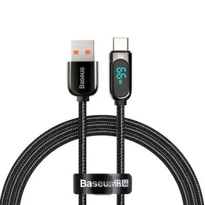 [09578] Baseus CASX020001 (1 Meter) USB Type A to Type C Display Data Cable (66W)
