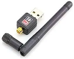 Wifi Receiver USB 2.0 802.IIN  WITH ANTENA