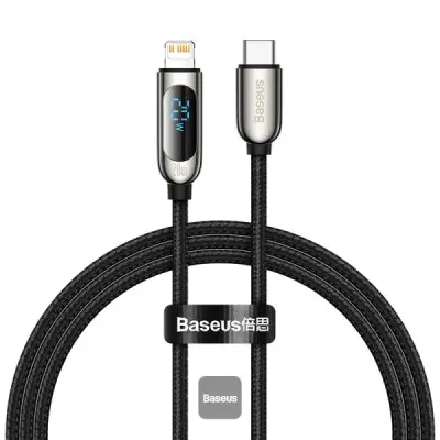 [09583] Baseus CATLSK-01 Type C to IP Fast Charging Digital Display Data Cable 1 Meter