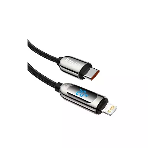 [09590] Baseus Display Fast Charging Type-C to IP 20W Data Cable