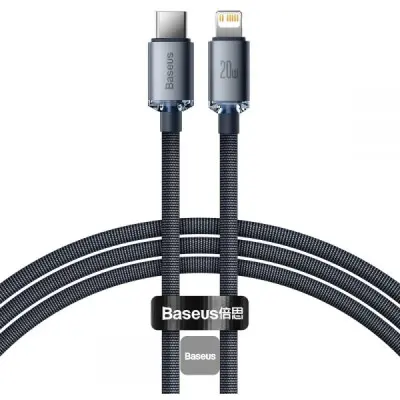[09616] Baseus CAJY000203 Crystal Shine Type C to IP Fast Charging Data Cable (20W)
