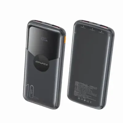 Awei P63K 10000mah Fast Charging Power Bank Black (22.5W)