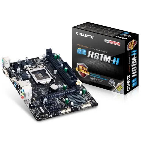 GIGABYTE GA-H81M-H M.2 4th Gen Micro ATX Motherboard 