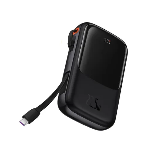 Baseus PPQDP20 QPOW Pro+ 20000mah Fast Charging Power Bank With (Type C) Cable Black (22.5W)