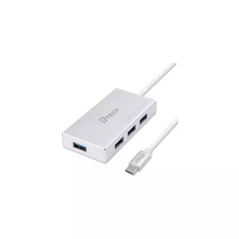 D-TECH DT-3308 USB HUB 3.0 4-PORT CABLE 0.25M