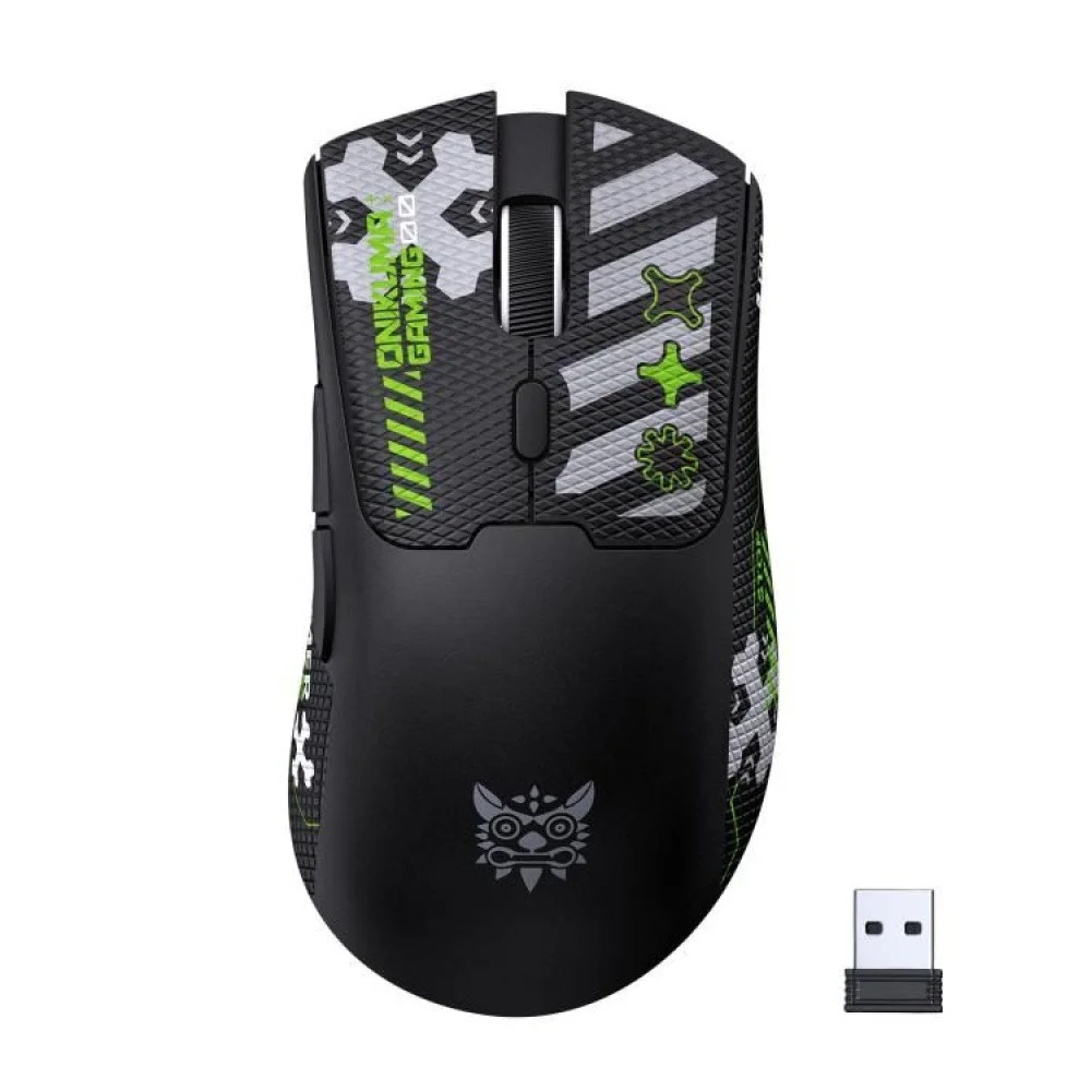 ONIKUMA DM01 Lightweight Ergonomic Low Latency High-Resolution DIY Custom Stickers Wireless Mouse 