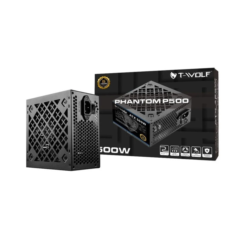 T-Wolf Phantom P500 500W ATX Power Supply 