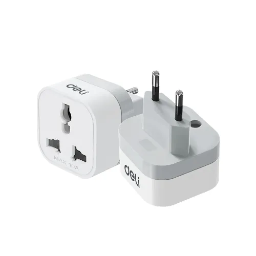 Deli ET738EU 1 Port Conventional Adapter 