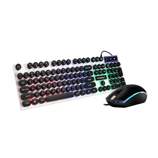 [02513] Forev FV-Q90 Wired Glow Gaming Keyboard & Mouse Set