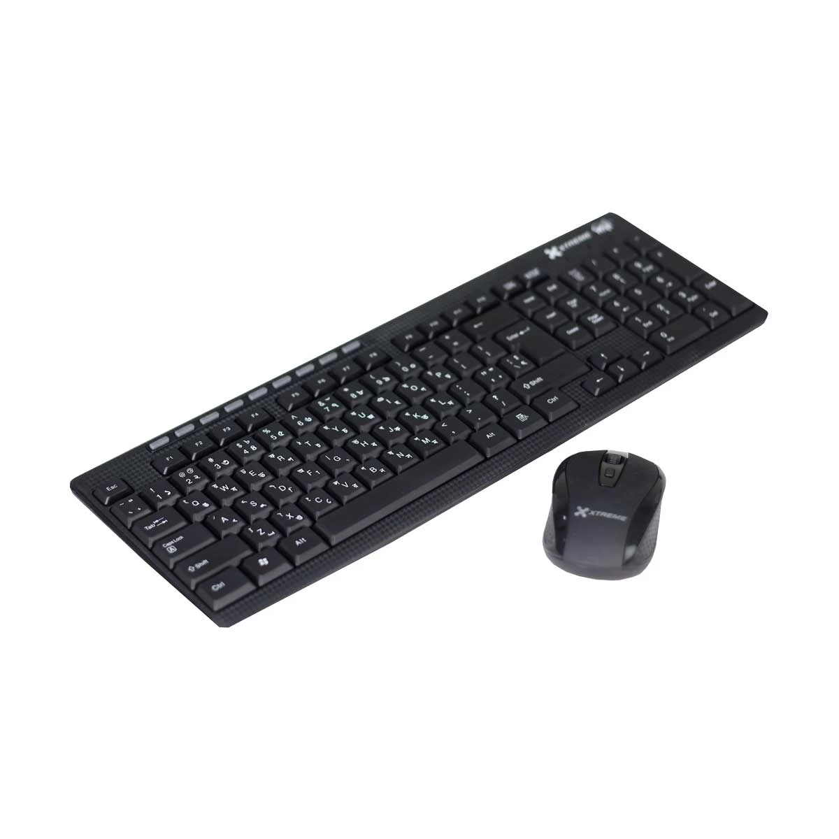Xtreme KM6X-013 Black Wireless Keyboard & Mouse Combo with Bangla