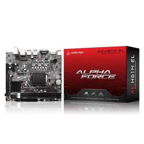 [0000796] ARKTEK AK-H61M EL 3rd Gen Micro-ATX Motherboard