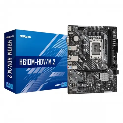[0000817] ASRock H610M-HDV/M.2 Micro ATX Motherboard