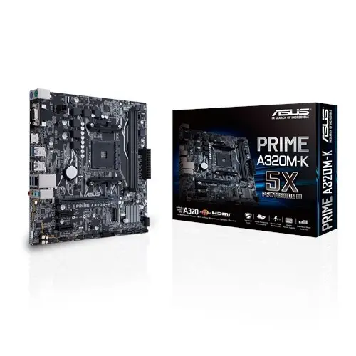 [00604] ASUS Prime A320M-K AMD AM4 uATX Motherboard