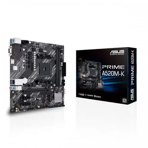 ASUS Prime A520M-K AM4 Micro-ATX AMD Motherboard