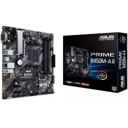 ASUS Prime B450M-A II AM4 Micro-ATX AMD Motherboard
