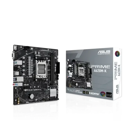 [00594] ASUS PRIME A620M-K AM5 mATX Motherboard