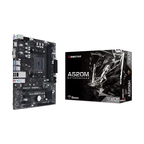 [0000851] BIOSTAR A520MH DDR4 AMD AM4 Micro ATX Motherboard
