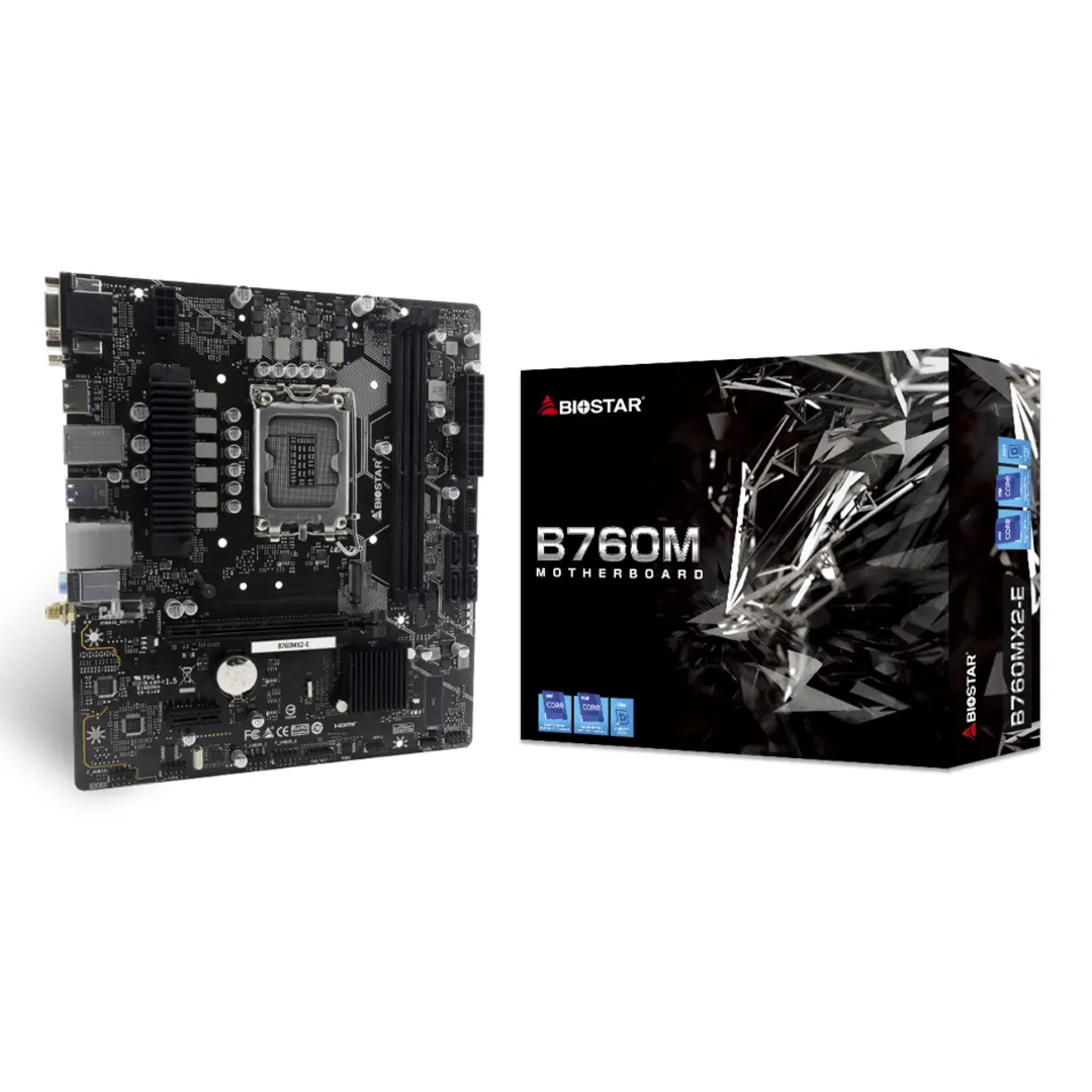 BIOSTAR B760MX2-E DDR5 Motherboard