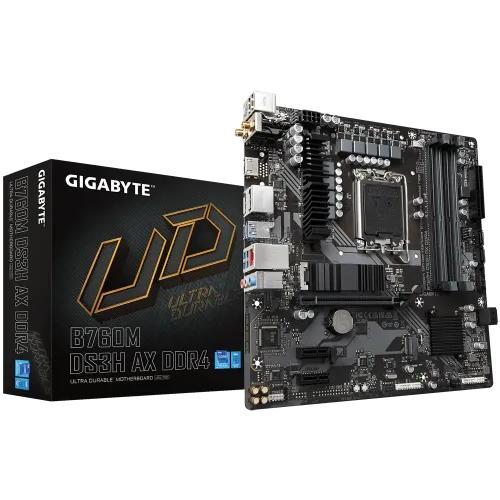 GIGABYTE B760M DS3H AX DDR4 mATX Motherboard