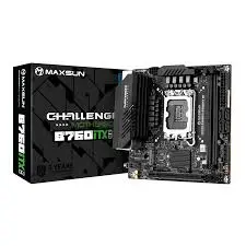 [0000898] Maxsun Challenger B760ITX D5 (Wi-Fi 6E) DDR5 Intel Motherboard