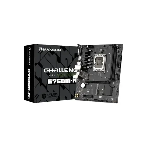 [0000903]  MAXSUN Challenger B760M-N D5 12th/13th Gen Motherboard